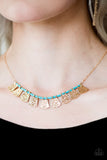 Moonlight Nile - Blue/Gold Necklace