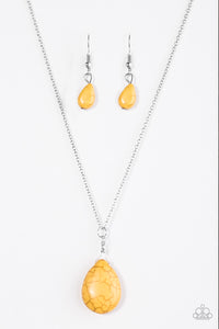 Stone Solo - Yellow Necklace - Box 2 - Yellow