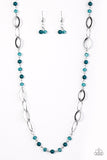 Sparkling Sophistication - Blue Necklace - Box 4 - Blue