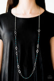 Sparkling Sophistication - Blue Necklace - Box 4 - Blue