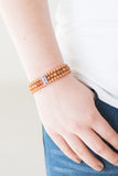 Malibu Muse - Brown Stretch Bracelet