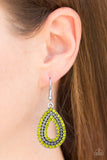 Make A Glam Out Of You - Green Earrings