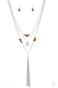 River Rock Rio - Brown Necklace - Box 1 - Brown