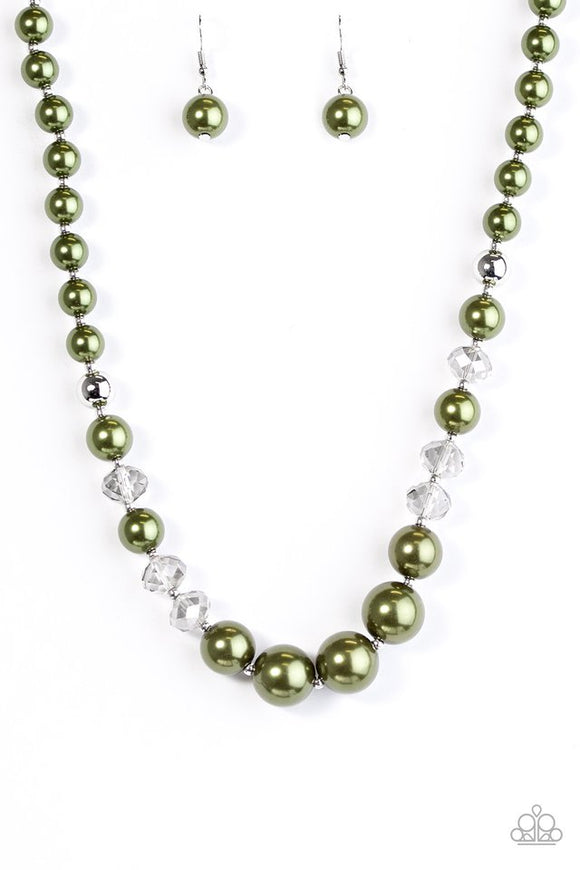 Glam Straight - Green Necklace - Box 1 - Green