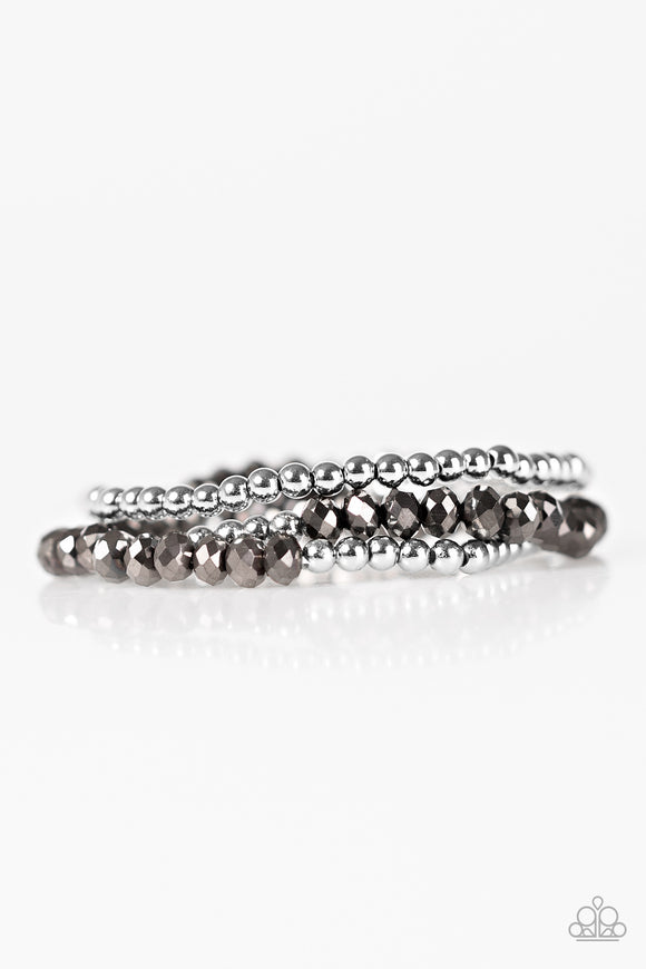 SHEEN One, SHEEN Them All - Silver Bracelet - Stretch Silver Box