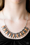 Jungle Jamboree - Brown Necklace - Box 4 - Brown