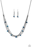 Sparkle Brilliantly - Blue Necklace