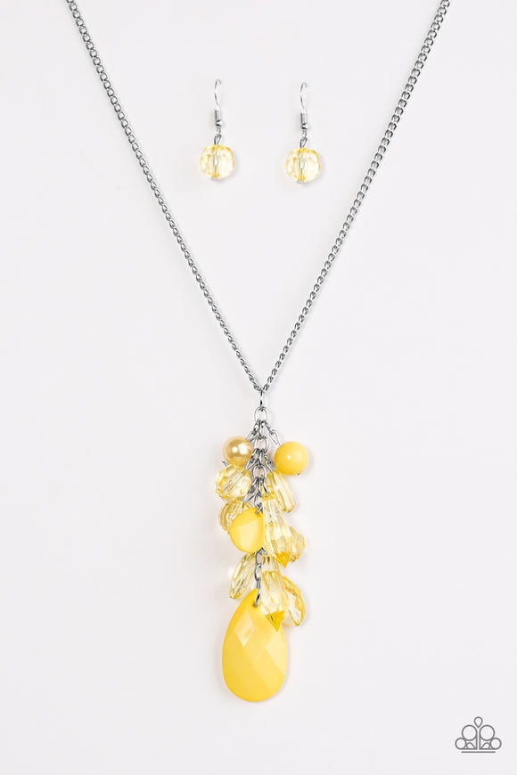 Keepin It Colorful - Yellow Necklace - Box 3 - Yellow