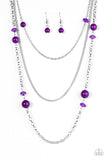 Triple Tango - Purple Necklace - Box 4 - Purple