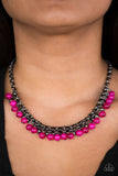 Coyly Colorful - Pink Necklace - Box 5 - Pink