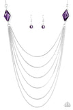 Rich Beyond Your Wildest GLEAMS! - Purple Necklace - Box 6 - Purple