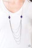 Rich Beyond Your Wildest GLEAMS! - Purple Necklace - Box 6 - Purple