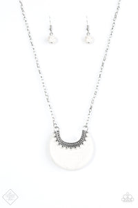 Mesa Moon - White Necklace - Box 8 - White