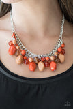 Newport Native - Orange Necklace - Box 5 - Orange