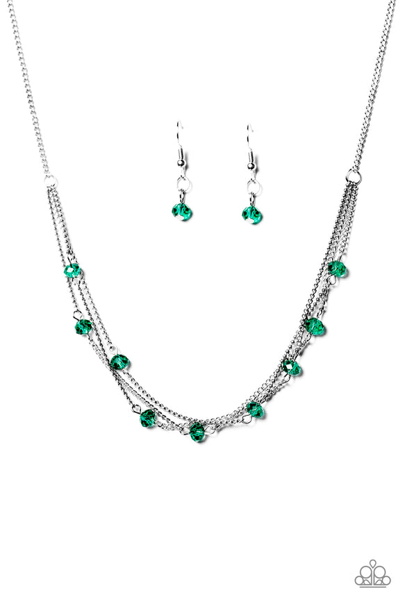 Shine Brightly - Green Necklace