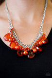Twinkly Typhoon - Orange Necklace - Box 4 - Orange