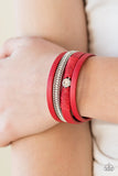 Catwalk Craze - Red Urban Bracelet