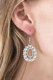 Struck By Sparkle - White Earrings