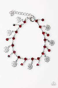 Hibiscus Breeze - Red Bracelet