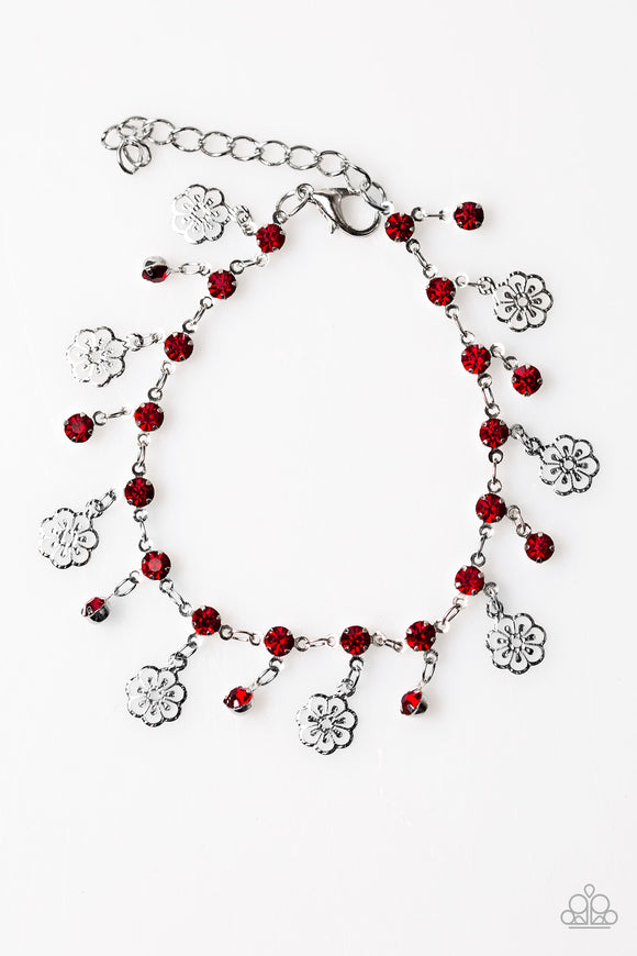 Hibiscus Breeze - Red Bracelet