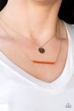 Amazingly Artisan - Orange Necklace - Box 4 - Orange