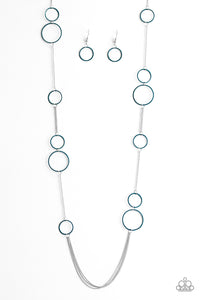 Hoop And Hoppin - Blue Necklace - Box 5 - Blue