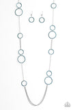 Hoop And Hoppin - Blue Necklace - Box 5 - Blue
