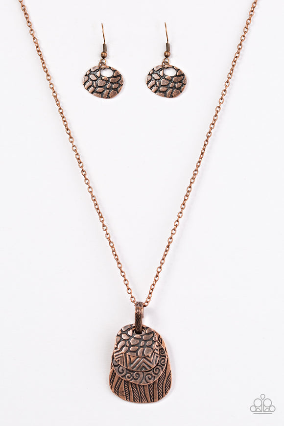 Texture Temptress - Copper Necklace - Box 7 - Copper
