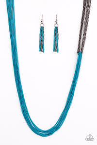 No CHAIN, No Gain - Blue Necklace - Box 2 - Blue