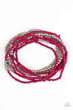 BEAD Street - Red Stretch Bracelet