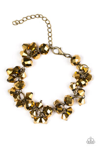 Stop And STAR - Brass Bracelet