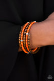 Who WOOD Of Thought - Orange Bracelet