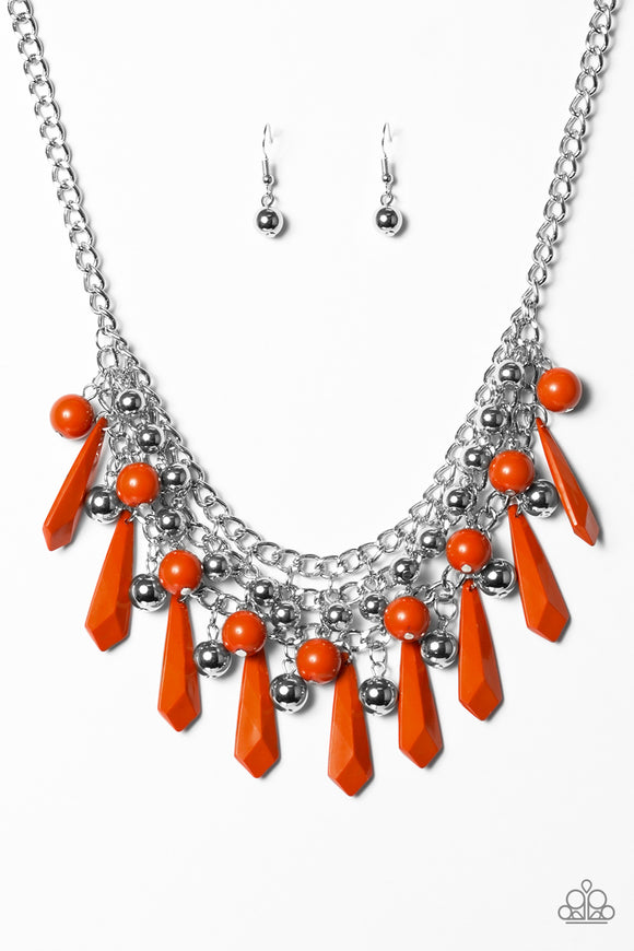 Diva Dynamics - Orange Necklace - Box 2 - Orange