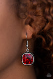 Turn On The Swag - Red Earring - Box RedE1