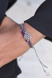 GROW All Out - Purple Urban Pull Cord Bracelet