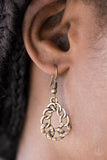 Industrial Shine - Brass Earring