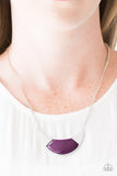 Run With The Pack - Purple Necklace - Box 6 - Purple