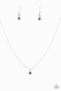 Dainty And Demure - Purple Necklace - Box 4 - Purple