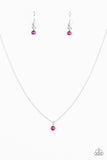 Dainty And Demure - Purple Necklace - Box 4 - Purple