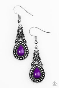Looking Suave - Purple Earring