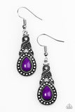 Looking Suave - Purple Earring