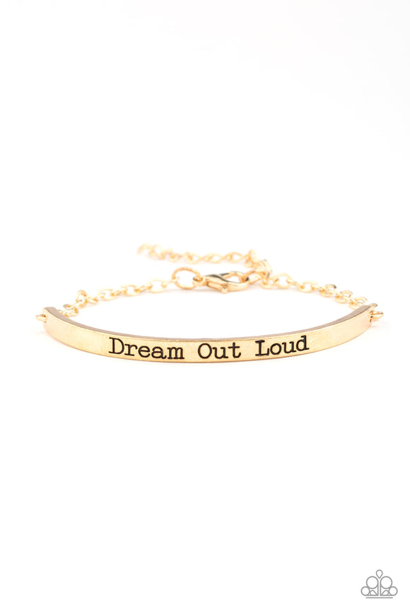 Dream Out Loud - Gold Bracelet - Clasp Gold Box