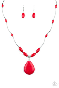 Explore The Elements - Red Necklace - Box 3 - Red