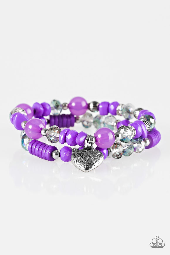 Writing My Own Love Story - Purple Bracelet