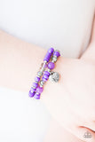 Writing My Own Love Story - Purple Bracelet