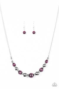 Upper GLASS - Purple Necklace - Box 4 - Purple