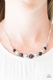 Upper GLASS - Purple Necklace - Box 4 - Purple