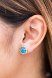 Glam Tour - Blue Post Earring - Box 1 - Blue