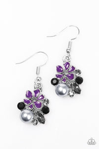 Floral Oasis - Purple Earrings