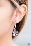 Floral Oasis - Purple Earrings
